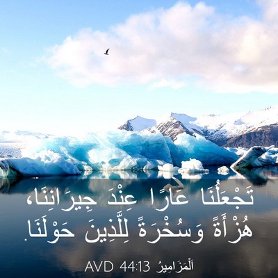 Picture 03 - اَلْمَزَامِيرُ 44:13 AVD - تَجْعَلُنَا عَارًا عِنْدَ - Bible Verse Picture