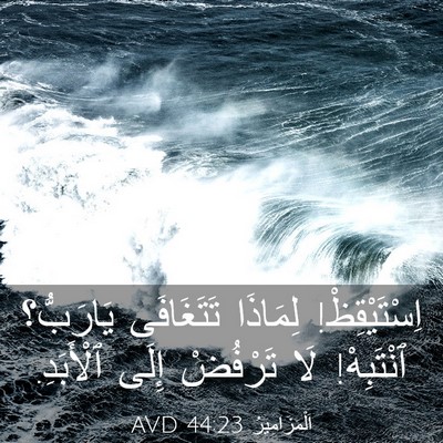 Picture 03 - اَلْمَزَامِيرُ 44:23 AVD - اِسْتَيْقِظْ! لِمَاذَا - Bible Verse Picture