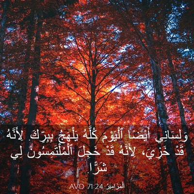 Picture 03 - اَلْمَزَامِيرُ 71:24 AVD - وَلِسَانِي أَيْضًا - Bible Verse Picture