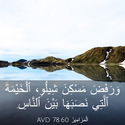 Picture 03 - اَلْمَزَامِيرُ 78:60 AVD - وَرَفَضَ مَسْكِنَ - Bible Verse Picture