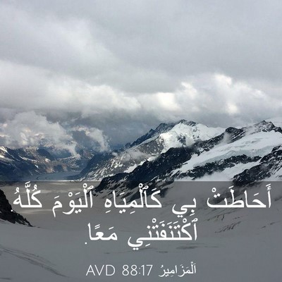 Picture 03 - اَلْمَزَامِيرُ 88:17 AVD - أَحَاطَتْ بِي - Bible Verse Picture