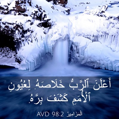 Picture 03 - اَلْمَزَامِيرُ 98:2 AVD - أَعْلَنَ ٱلرَّبُّ - Bible Verse Picture