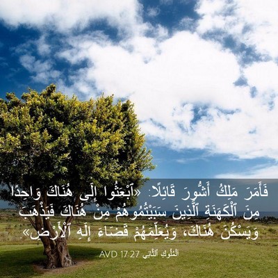 Picture 03 - اَلْمُلُوكِ ٱلثَّانِي 17:27 AVD - فَأَمَرَ مَلِكُ أَشُّورَ - Bible Verse Picture
