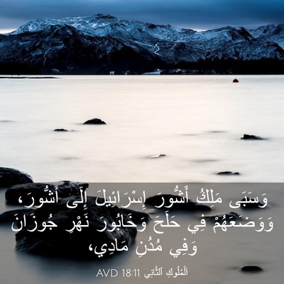Picture 03 - اَلْمُلُوكِ ٱلثَّانِي 18:11 AVD - وَسَبَى مَلِكُ أَشُّورَ - Bible Verse Picture