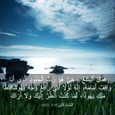 Picture 03 - اَلْمُلُوكِ ٱلثَّانِي 3:14 AVD - فَقَالَ أَلِيشَعُ: «حَيٌّ - Bible Verse Picture