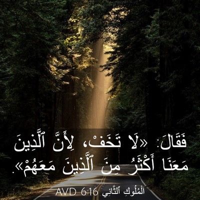Picture 03 - اَلْمُلُوكِ ٱلثَّانِي 6:16 AVD - فَقَالَ: «لَا تَخَفْ، - Bible Verse Picture