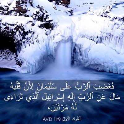 Picture 03 - اَلْمُلُوكِ ٱلْأَوَّلُ 11:9 AVD - فَغَضِبَ ٱلرَّبُّ عَلَى - Bible Verse Picture