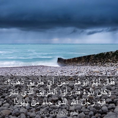 Picture 03 - اَلْمُلُوكِ ٱلْأَوَّلُ 13:12 AVD - فَقَالَ لَهُمْ أَبُوهُمْ: - Bible Verse Picture