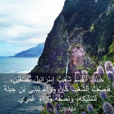 Picture 03 - اَلْمُلُوكِ ٱلْأَوَّلُ 16:21 AVD - حِينَئِذٍ ٱنْقَسَمَ - Bible Verse Picture