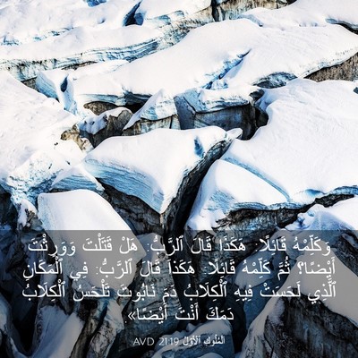 Picture 03 - اَلْمُلُوكِ ٱلْأَوَّلُ 21:19 AVD - وَكَلِّمْهُ قَائِلًا: - Bible Verse Picture