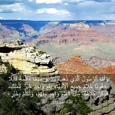 Picture 03 - اَلْمُلُوكِ ٱلْأَوَّلُ 22:13 AVD - وَأَمَّا ٱلرَّسُولُ - Bible Verse Picture