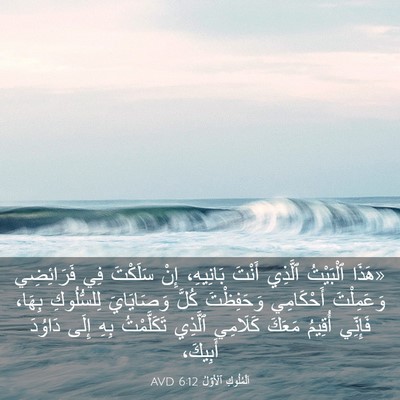 Picture 03 - اَلْمُلُوكِ ٱلْأَوَّلُ 6:12 AVD - «هَذَا ٱلْبَيْتُ ٱلَّذِي - Bible Verse Picture