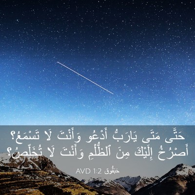 Picture 03 - حَبَقُّوق 1:2 AVD - حَتَّى مَتَى يَارَبُّ - Bible Verse Picture