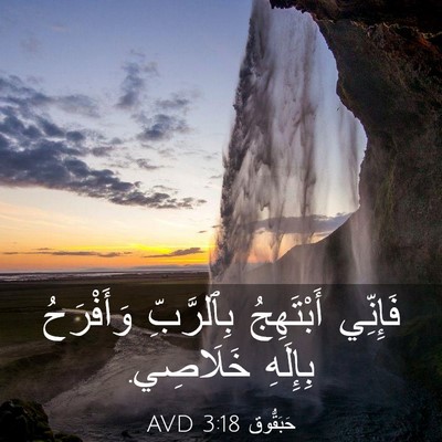 Picture 03 - حَبَقُّوق 3:18 AVD - فَإِنِّي أَبْتَهِجُ - Bible Verse Picture