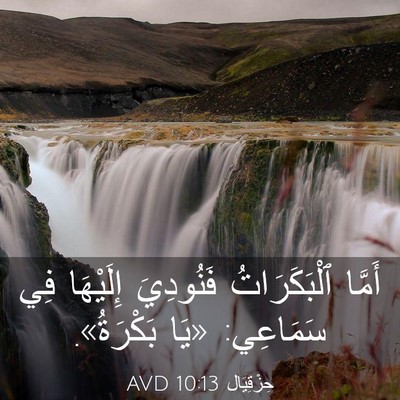 Picture 03 - حِزْقِيَال 10:13 AVD - أَمَّا ٱلْبَكَرَاتُ - Bible Verse Picture