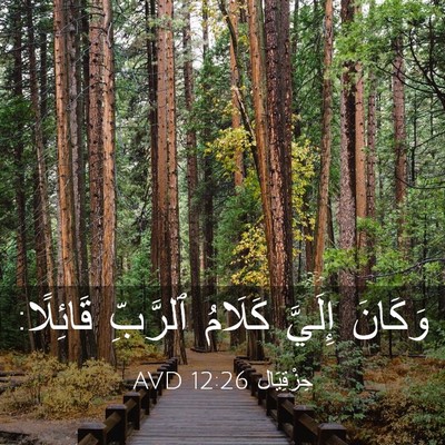 Picture 03 - حِزْقِيَال 12:26 AVD - وَكَانَ إِلَيَّ كَلَامُ - Bible Verse Picture