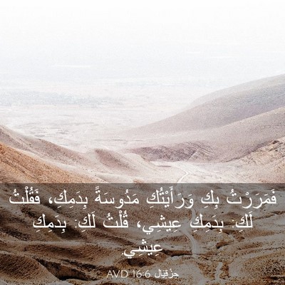 Picture 03 - حِزْقِيَال 16:6 AVD - فَمَرَرْتُ بِكِ - Bible Verse Picture