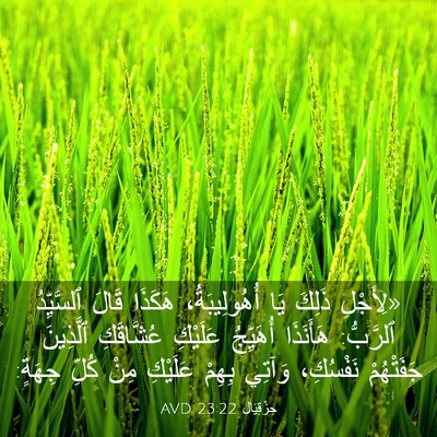 Picture 03 - حِزْقِيَال 23:22 AVD - «لِأَجْلِ ذَلِكَ يَا - Bible Verse Picture