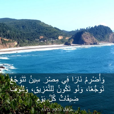 Picture 03 - حِزْقِيَال 30:16 AVD - وَأُضْرِمُ نَارًا فِي - Bible Verse Picture
