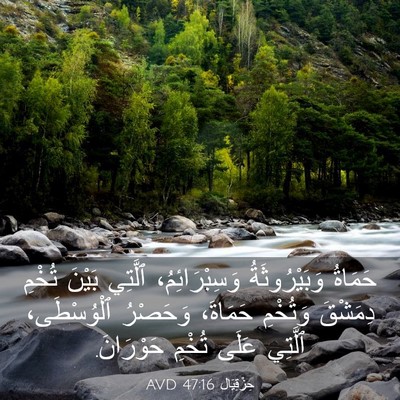 Picture 03 - حِزْقِيَال 47:16 AVD - حَمَاةُ وَبَيْرُوثَةُ - Bible Verse Picture