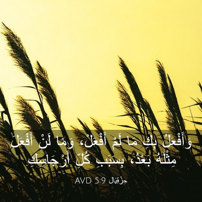 Picture 03 - حِزْقِيَال 5:9 AVD - وَأَفْعَلُ بِكِ مَا لَمْ - Bible Verse Picture