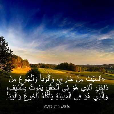 Picture 03 - حِزْقِيَال 7:15 AVD - «اَلسَّيْفُ مِنْ خَارِجٍ، - Bible Verse Picture