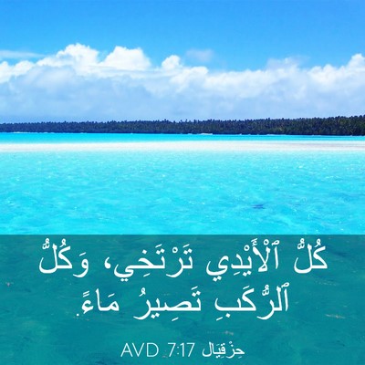 Picture 03 - حِزْقِيَال 7:17 AVD - كُلُّ ٱلْأَيْدِي - Bible Verse Picture