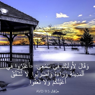 Picture 03 - حِزْقِيَال 9:5 AVD - وَقَالَ لِأُولَئِكَ فِي - Bible Verse Picture