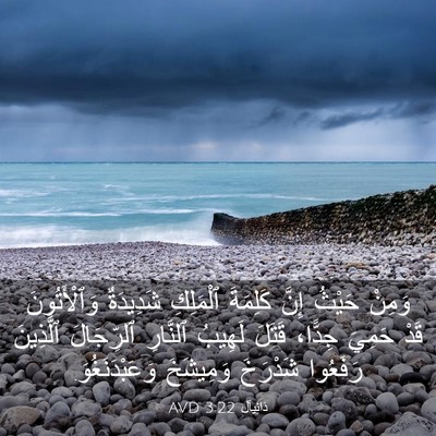 Picture 03 - دَانِيآل 3:22 AVD - وَمِنْ حَيْثُ إِنَّ - Bible Verse Picture