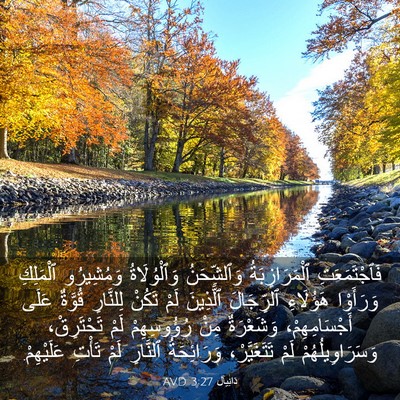 Picture 03 - دَانِيآل 3:27 AVD - فَٱجْتَمَعَتِ - Bible Verse Picture