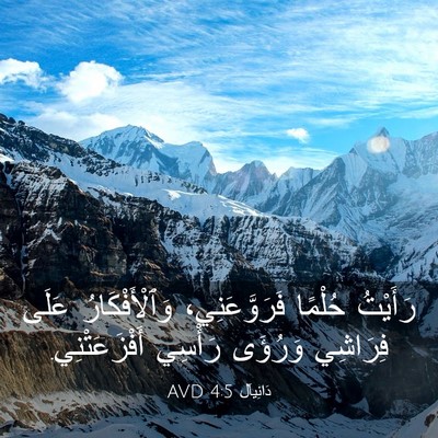 Picture 03 - دَانِيآل 4:5 AVD - رَأَيْتُ حُلْمًا - Bible Verse Picture