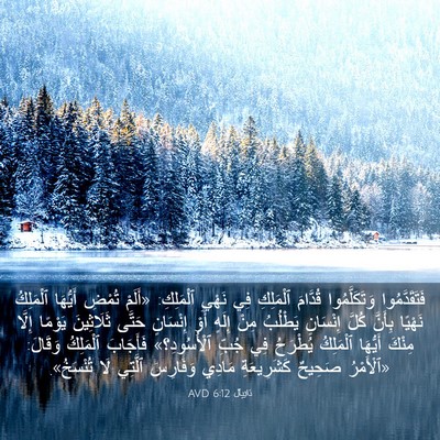 Picture 03 - دَانِيآل 6:12 AVD - فَتَقَدَّمُوا - Bible Verse Picture