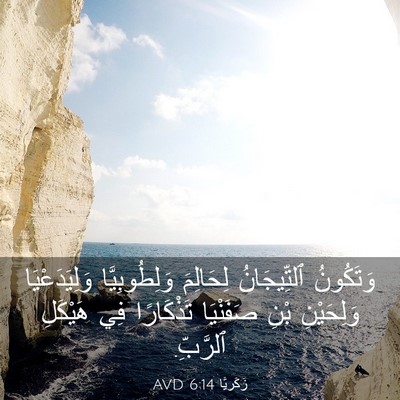 Picture 03 - زَكَريَّا 6:14 AVD - وَتَكُونُ ٱلتِّيجَانُ - Bible Verse Picture