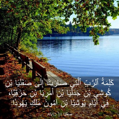 Picture 03 - صَفَنْيَا 1:1 AVD - كَلِمَةُ ٱلرَّبِّ ٱلَّتِي - Bible Verse Picture