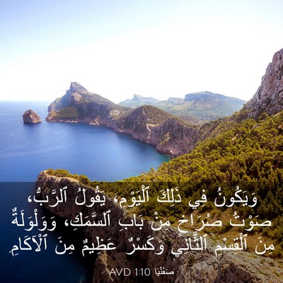 Picture 03 - صَفَنْيَا 1:10 AVD - وَيَكُونُ فِي ذَلِكَ - Bible Verse Picture