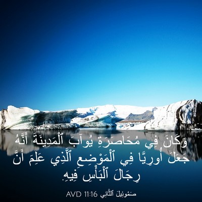 Picture 03 - صَمُوئِيلَ ٱلثَّانِي 11:16 AVD - وَكَانَ فِي مُحَاصَرَةِ - Bible Verse Picture