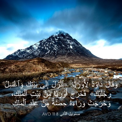 Picture 03 - صَمُوئِيلَ ٱلثَّانِي 11:8 AVD - وَقَالَ دَاوُدُ - Bible Verse Picture