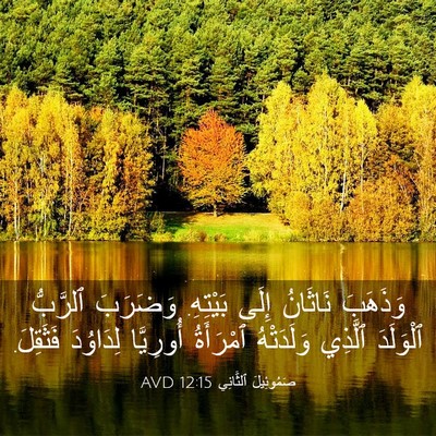 Picture 03 - صَمُوئِيلَ ٱلثَّانِي 12:15 AVD - وَذَهَبَ نَاثَانُ إِلَى - Bible Verse Picture