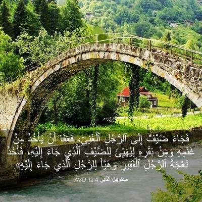 Picture 03 - صَمُوئِيلَ ٱلثَّانِي 12:4 AVD - فَجَاءَ ضَيْفٌ إِلَى - Bible Verse Picture
