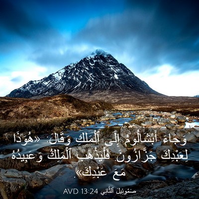 Picture 03 - صَمُوئِيلَ ٱلثَّانِي 13:24 AVD - وَجَاءَ أَبْشَالُومُ - Bible Verse Picture