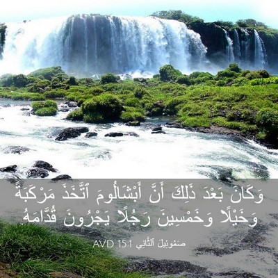 Picture 03 - صَمُوئِيلَ ٱلثَّانِي 15:1 AVD - وَكَانَ بَعْدَ ذَلِكَ - Bible Verse Picture