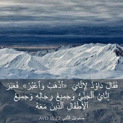 Picture 03 - صَمُوئِيلَ ٱلثَّانِي 15:22 AVD - فَقَالَ دَاوُدُ - Bible Verse Picture