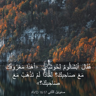 Picture 03 - صَمُوئِيلَ ٱلثَّانِي 16:17 AVD - فَقَالَ أَبْشَالُومُ - Bible Verse Picture