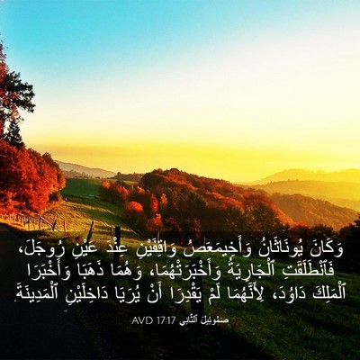 Picture 03 - صَمُوئِيلَ ٱلثَّانِي 17:17 AVD - وَكَانَ يُونَاثَانُ - Bible Verse Picture