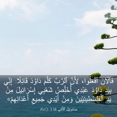 Picture 03 - صَمُوئِيلَ ٱلثَّانِي 3:18 AVD - فَٱلْآنَ ٱفْعَلُوا، - Bible Verse Picture
