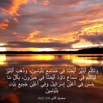 Picture 03 - صَمُوئِيلَ ٱلثَّانِي 3:19 AVD - وَتَكَلَّمَ أَبْنَيْرُ - Bible Verse Picture