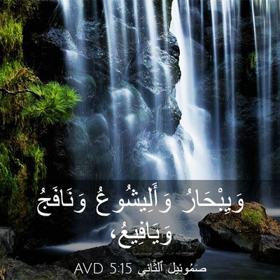 Picture 03 - صَمُوئِيلَ ٱلثَّانِي 5:15 AVD - وَيِبْحَارُ وَأَلِيشُوعُ - Bible Verse Picture