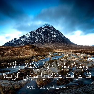 Picture 03 - صَمُوئِيلَ ٱلثَّانِي 7:20 AVD - وَبِمَاذَا يَعُودُ - Bible Verse Picture