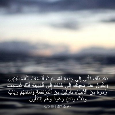 Picture 03 - صَمُوئِيلَ ٱلْأَوَّلُ 10:5 AVD - بَعْدَ ذَلِكَ تَأْتِي - Bible Verse Picture