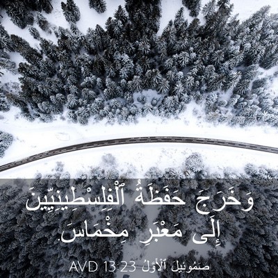 Picture 03 - صَمُوئِيلَ ٱلْأَوَّلُ 13:23 AVD - وَخَرَجَ حَفَظَةُ - Bible Verse Picture